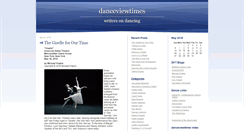 Desktop Screenshot of danceviewtimes.com